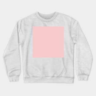 Solid Blush Light Pink Monochrome Minimal Design Crewneck Sweatshirt